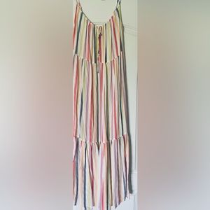Like New Old Navy Striped Maxi Dress
